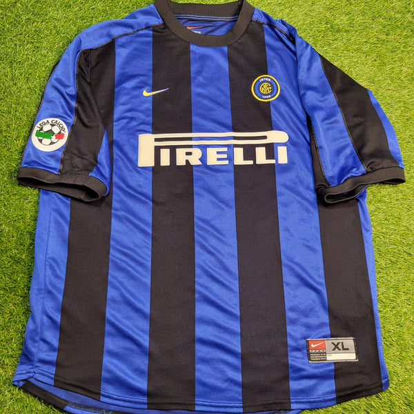 Ronaldo Inter Milan 1999 2000 Soccer Jersey Shirt XL Nike