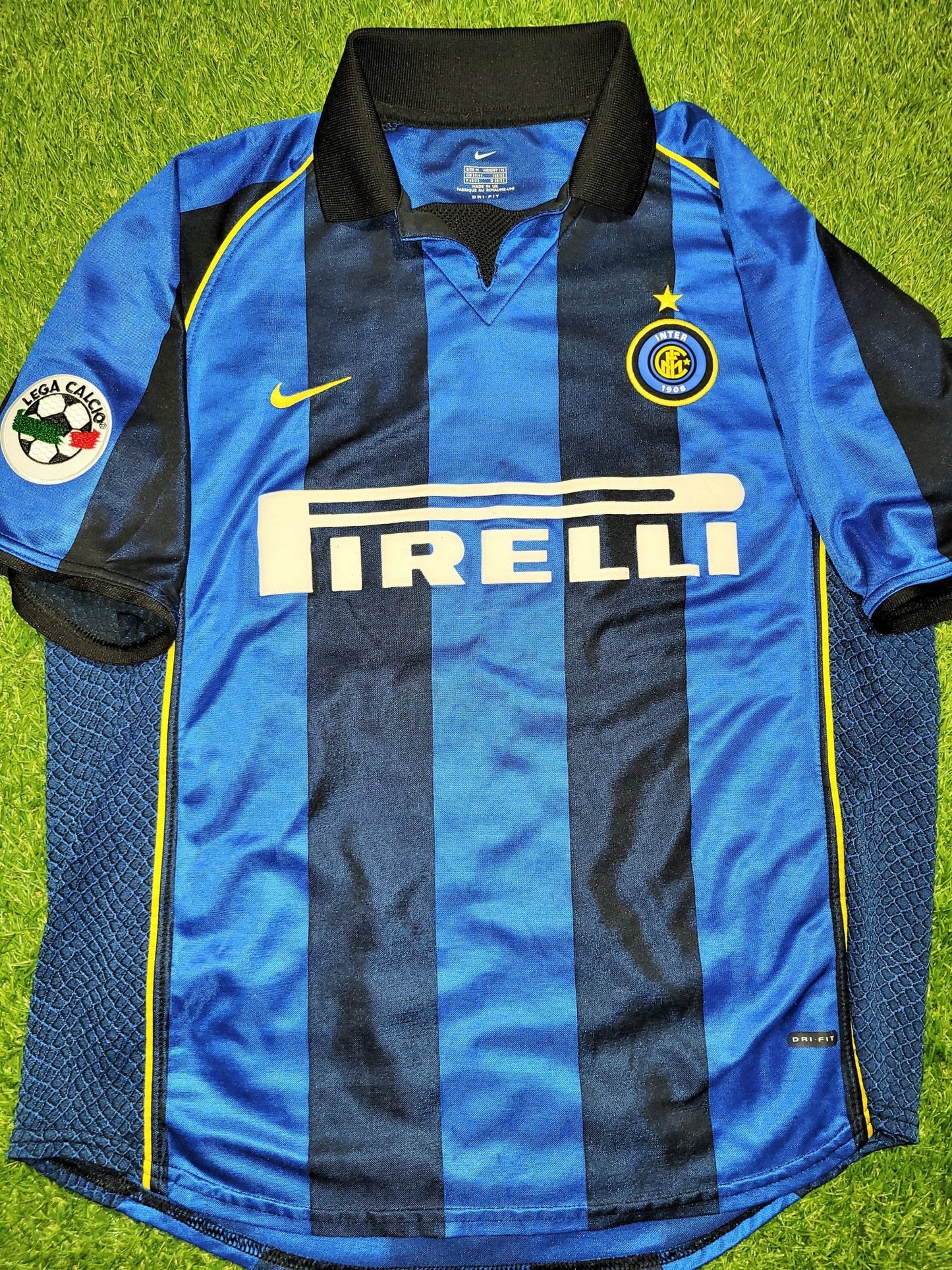 Ronaldo Inter Milan 2001 2002 Home Soccer Jersey Shirt M Nike