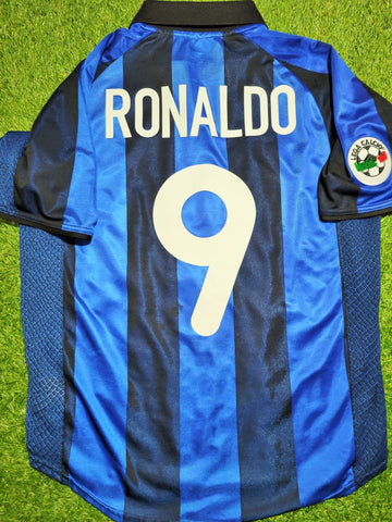 Ronaldo Inter Milan 2001 2002 Home Soccer Jersey Shirt M Nike