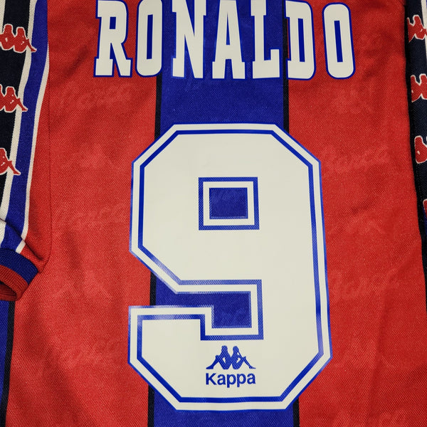 Ronaldo Kappa Barcelona 1996 1997 Home Soccer Jersey Shirt XL kappa