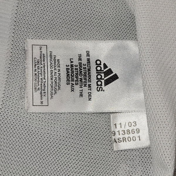 Ronaldo Real Madrid 2003 2004 UEFA Long Sleeve Soccer Jersey Shirt L SKU# 913869 ASR001 Adidas