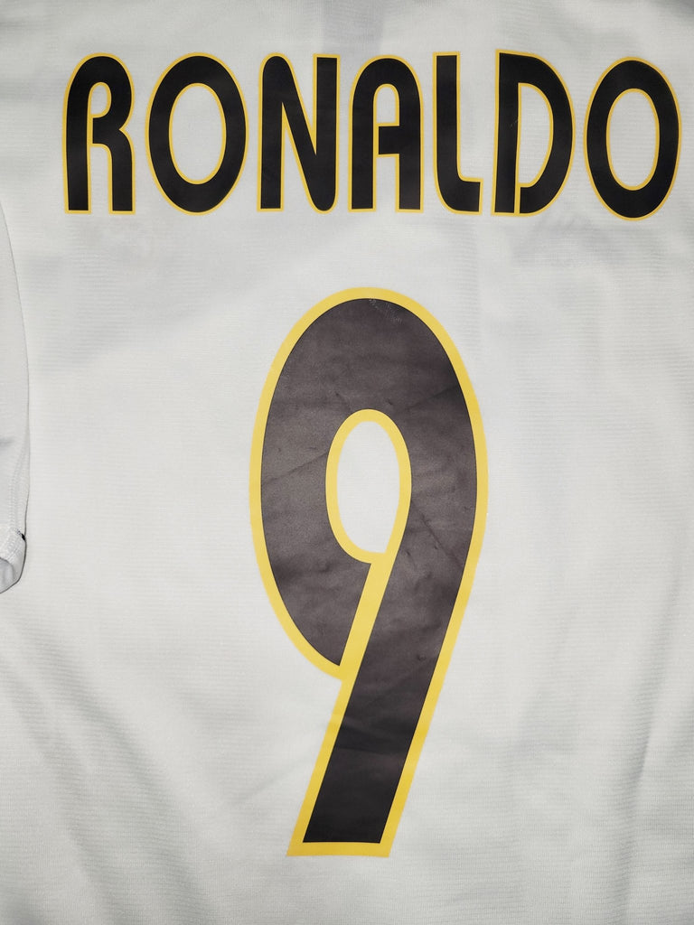 Ronaldo Real Madrid 2003 2004 UEFA Soccer Jersey Shirt L SKU