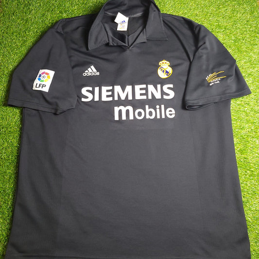 Ronaldo Real Madrid CENTENARY DEBUT SEASON 2002 2003 Away Soccer Jersey Shirt XL SKU 156651 Adidas