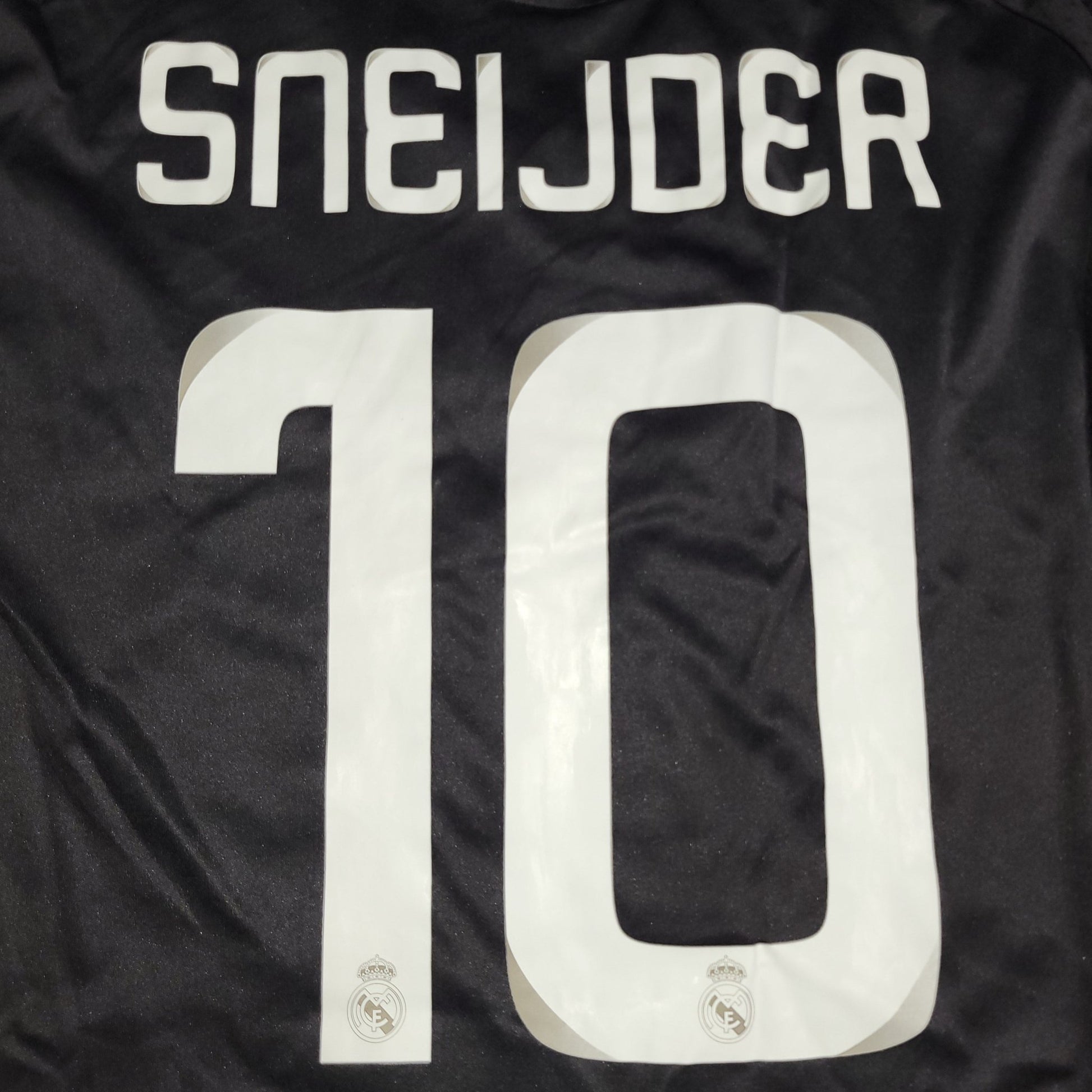Sneijder Real Madrid 2008 2009 UEFA Third Soccer Jersey Shirt XL SKU 685420 Adidas