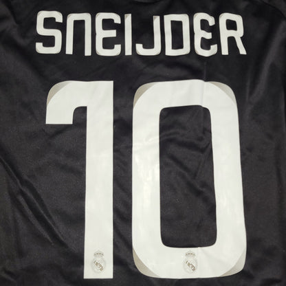 Sneijder Real Madrid 2008 2009 UEFA Third Soccer Jersey Shirt XL SKU 685420 Adidas