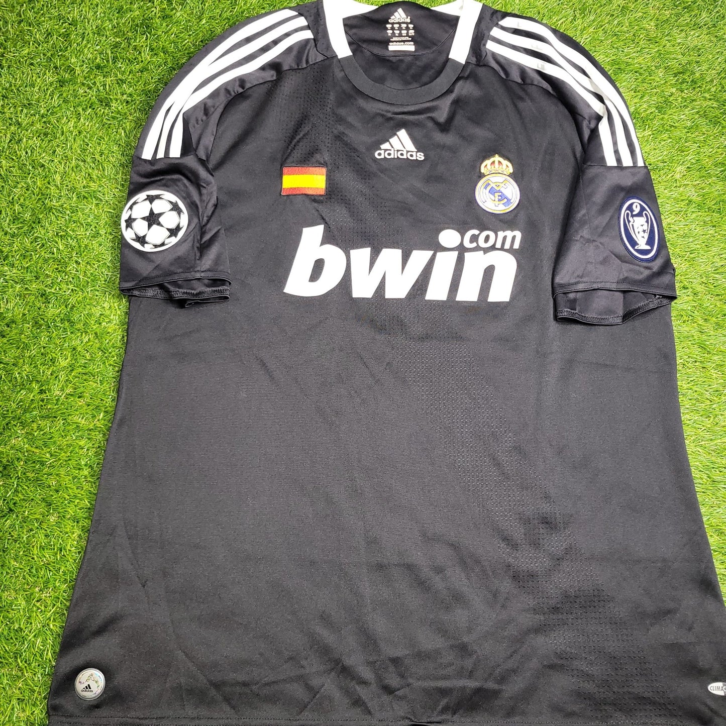 Sneijder Real Madrid 2008 2009 UEFA Third Soccer Jersey Shirt XL SKU 685420 Adidas