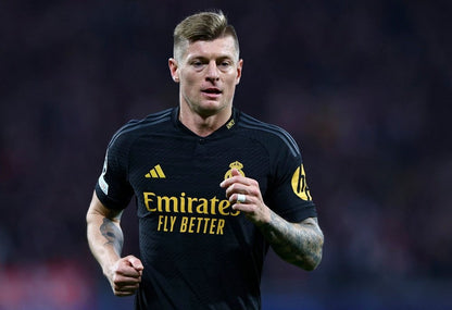Kroos Real Madrid 2023 2024 UEFA Third Soccer Jersey M SKU# IN9846