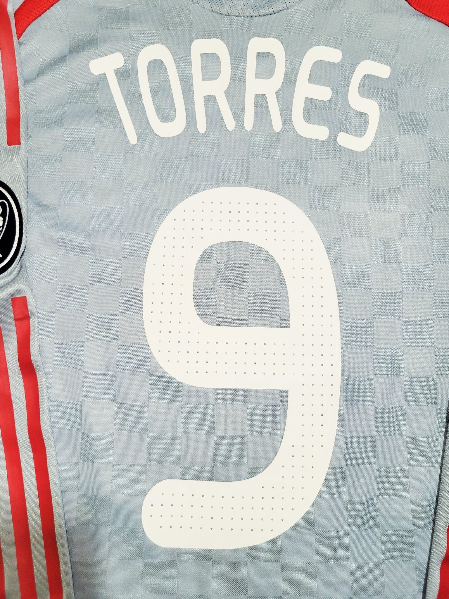 Torres Liverpool 2008 2009 PLAYER ISSUE Away Soccer Jersey Shirt M SKU# 573996 Adidas