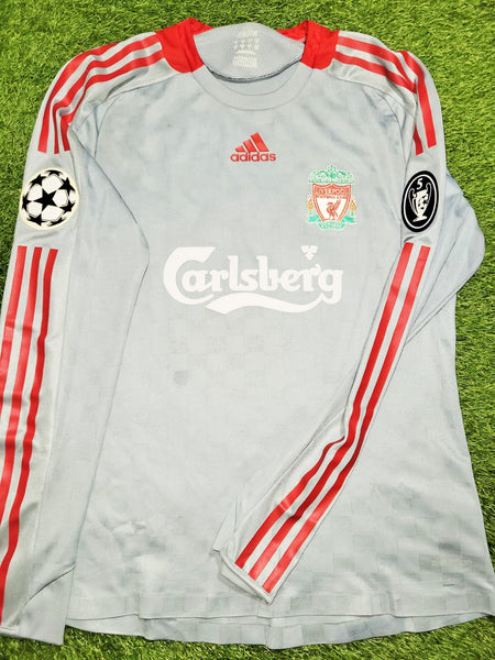Torres Liverpool 2008 2009 PLAYER ISSUE Away Soccer Jersey Shirt M SKU# 573996 Adidas