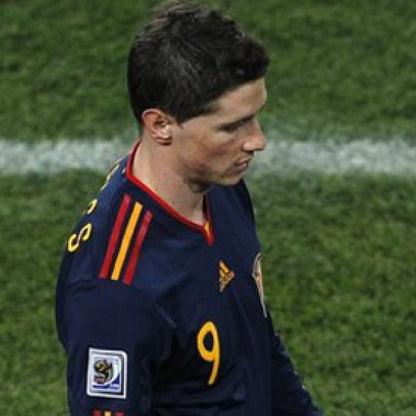 Torres Spain 2010 WORLD CUP Final Away Soccer Jersey Shirt M SKU P47896 Adidas