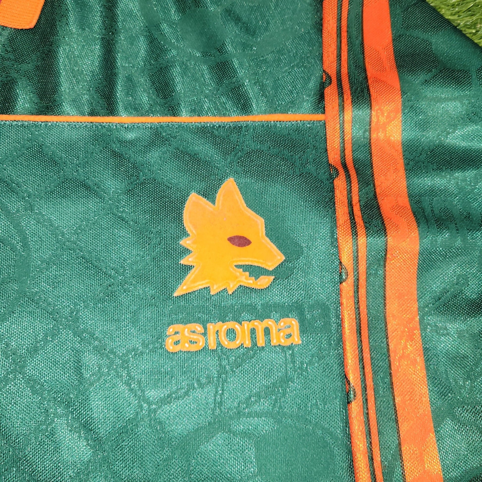 Totti As Roma Asics 1995 1996 Third Soccer Jersey Maglia Shirt XL Asics