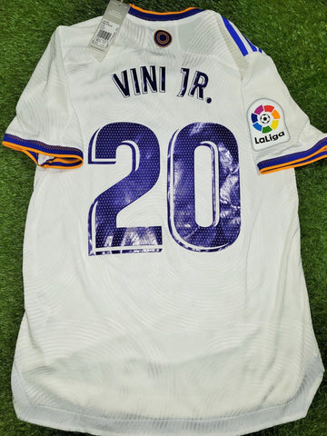 Vinicius Jr Real Madrid 2021 2022 Home PLAYER ISSUE Soccer Jersey Shirt BNWT M SKU# GQ1360 (Copy) (Copy) Adidas