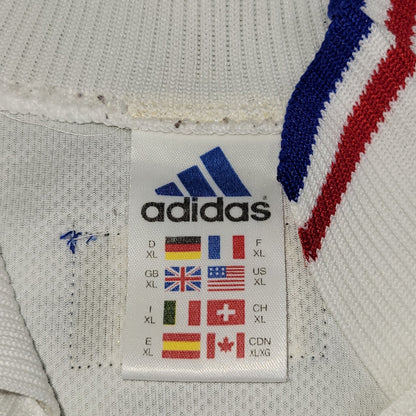 Zidane France 1998 WORLD CUP Away Soccer Jersey XL Adidas