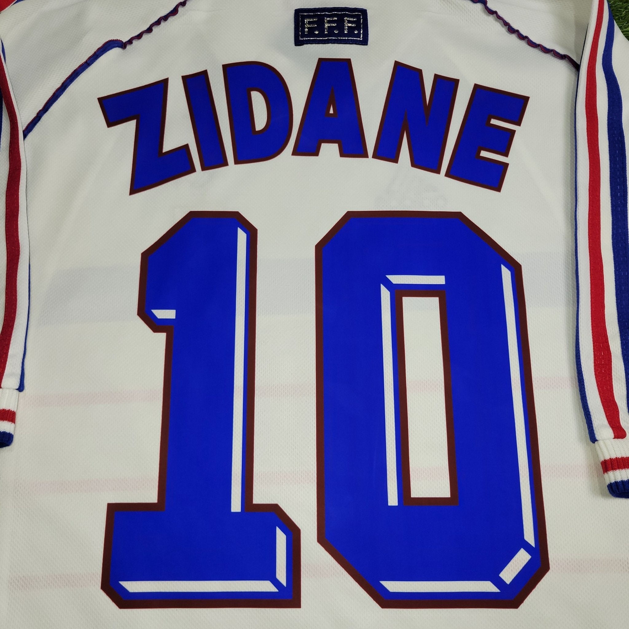 Zidane France 1998 WORLD CUP Away Soccer Jersey XL