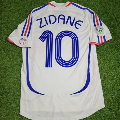 Zidane France 2006 WORLD CUP FINAL Soccer Jersey Shirt M SKU# 740125 Adidas