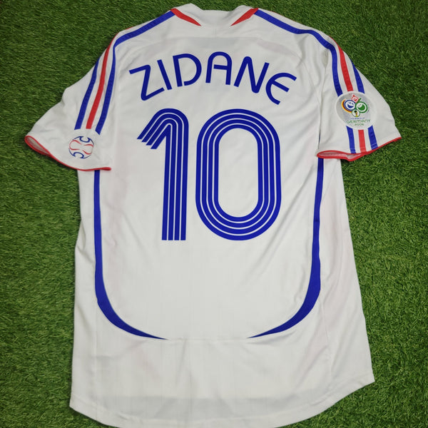 Zidane France 2006 WORLD CUP FINAL Soccer Jersey Shirt M SKU# 740125 Adidas