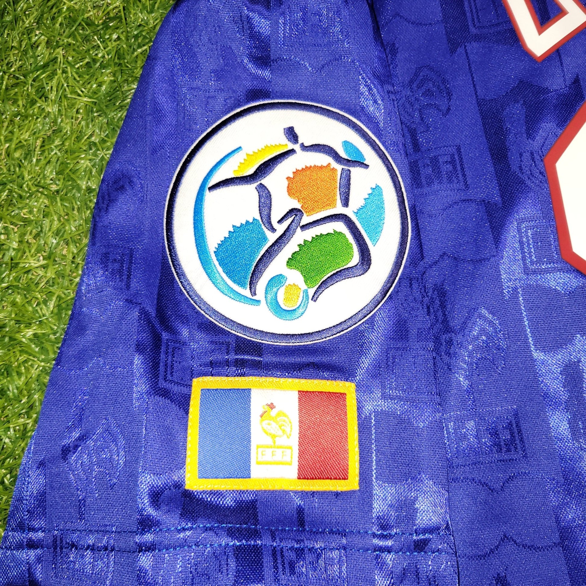 Zidane France Adidas 1996 EURO CUP Soccer Jersey Shirt XL Adidas