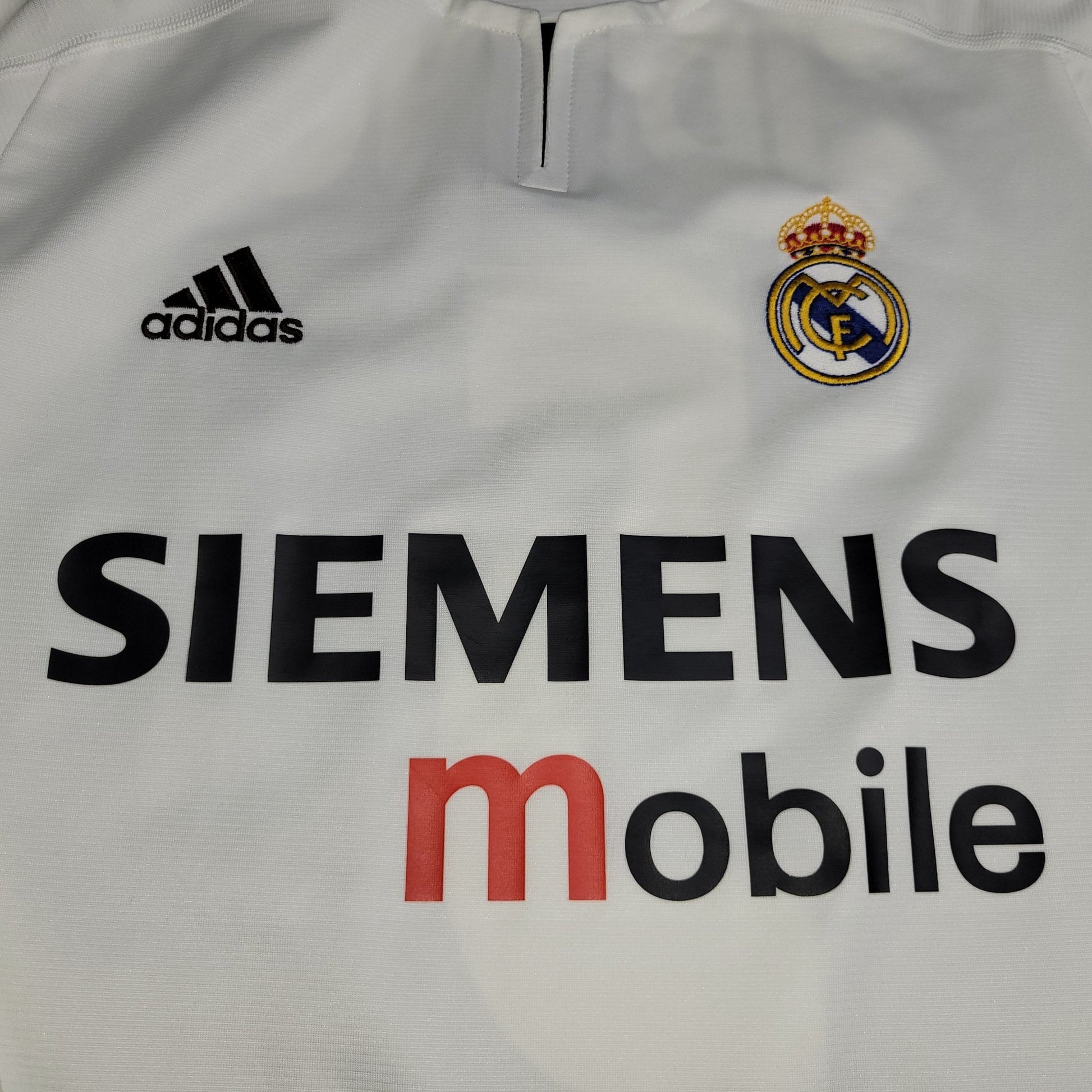 Zidane Real Madrid 2003 2004 UEFA Long Sleeve Soccer Jersey Shirt L SKU 913869 ASR001 Adidas