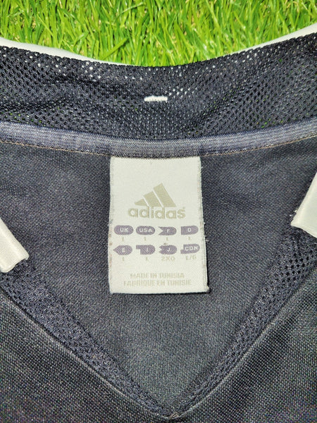 Zidane Real Madrid 2004 2005 Away Soccer Jersey Shirt L SKU# 367826 Adidas