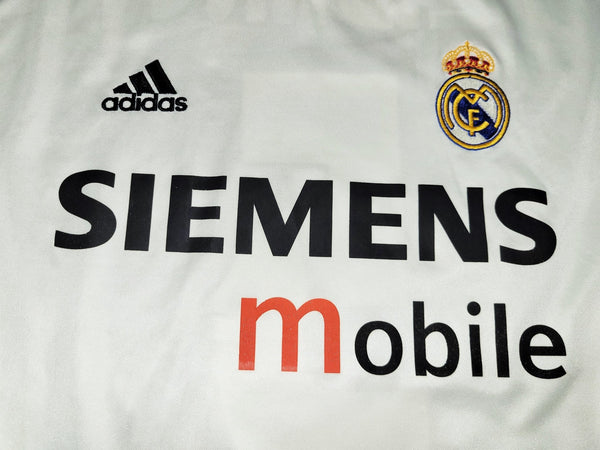 Zidane Real Madrid 2004 2005 UEFA Long Sleeve Soccer Jersey XL SKU# 367680 Adidas
