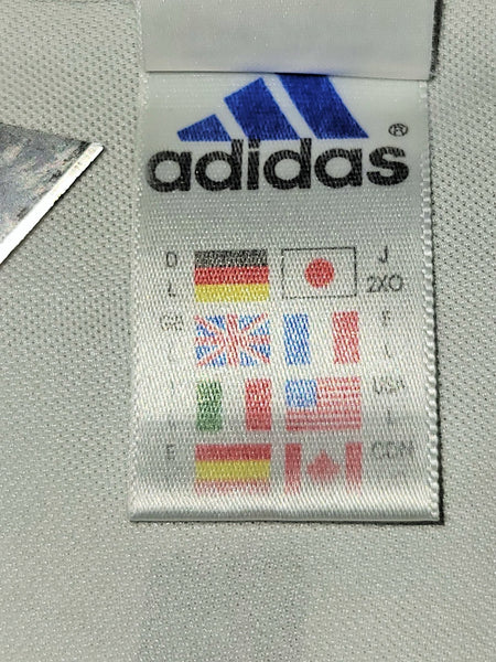 Zidane Real Madrid Centenary 2001 2002 UEFA Soccer Jersey Shirt L SKU# 134748 ASR001 Adidas