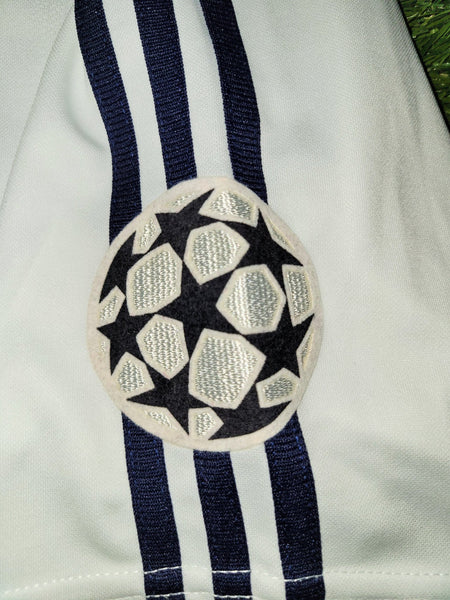 Zidane Real Madrid Centenary 2001 2002 UEFA Soccer Jersey Shirt L SKU# 134748 ASR001 Adidas