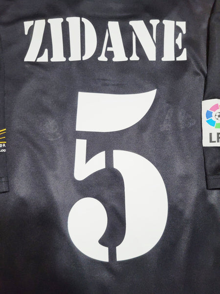 Zidane Real Madrid DEBUT CENTENARY SEASON 2001 2002 Away Soccer Jersey Shirt M SKU# 156651 ASR001 Adidas