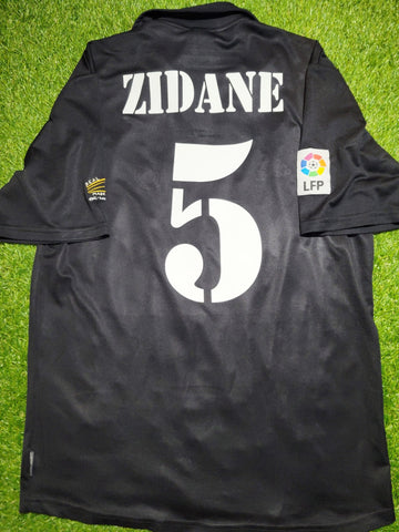 Zidane Real Madrid DEBUT CENTENARY SEASON 2001 2002 Away Soccer Jersey Shirt M SKU# 156651 ASR001 Adidas