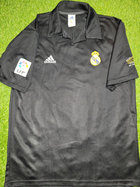 Zidane Real Madrid DEBUT CENTENARY SEASON 2001 2002 Away Soccer Jersey Shirt M SKU# 156651 ASR001 Adidas