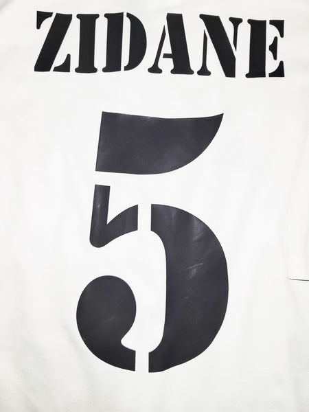 Zidane Real Madrid DEBUT CENTENARY SEASON 2001 2002 Home Soccer Jersey Shirt L SKU# 156653 ASR001 Adidas