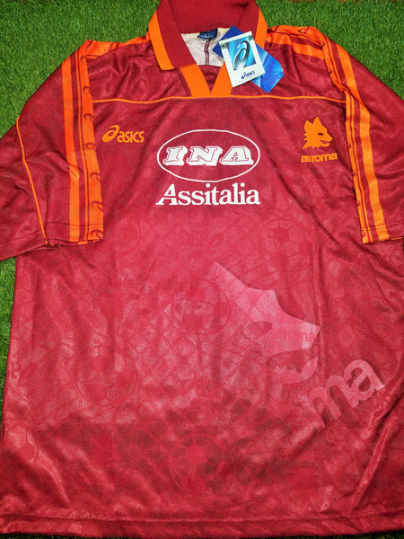 Totti As Roma Asics 1995 1996 Jersey Maglia Shirt XL BNWT