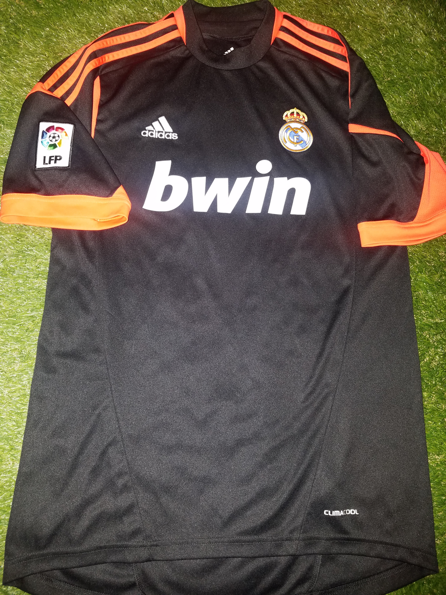 Casillas Real Madrid 2012 2013 110 years Anniversary Black Jersey Shirt Camiseta M