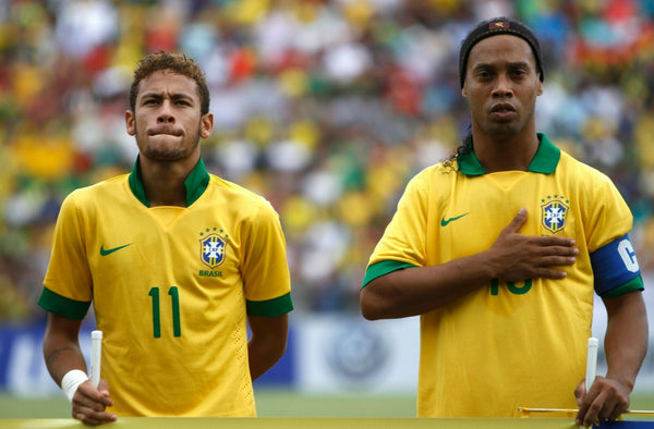 Ronaldinho Brazil PLAYER ISSUE 2013 Jersey Shirt Camiseta XL - foreversoccerjerseys