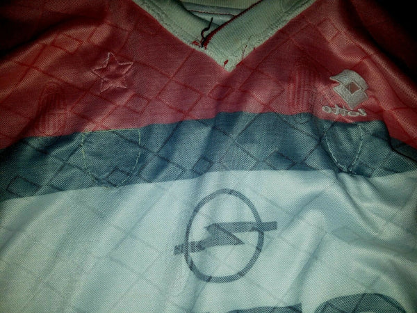 AC Milan Lotto Long Sleeve 1994 1995 White Jersey Maglia Shirt XL - foreversoccerjerseys