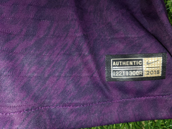 Aguero Manchester City 2018 2019 PLAYER ISSUE VAPORKNIT Away Purple Jersey Shirt Camiseta BNWT M SKU# 918915-538 foreversoccerjerseys