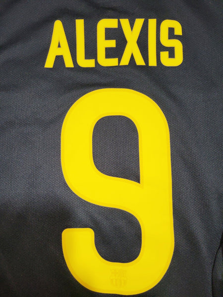 Alexis Sanchez Barcelona 2011 2012 Away Long Sleeve Jersey Shirt M SKU# 419881-010 Nike