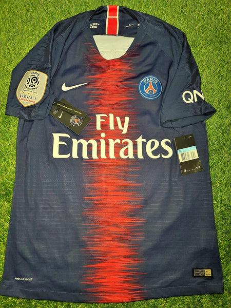 Alves PSG Paris Saint Germain PLAYER ISSUE Vaporknit 2018 2019 Jersey Shirt Maillot BNWT M SKU# 894419-411 foreversoccerjerseys