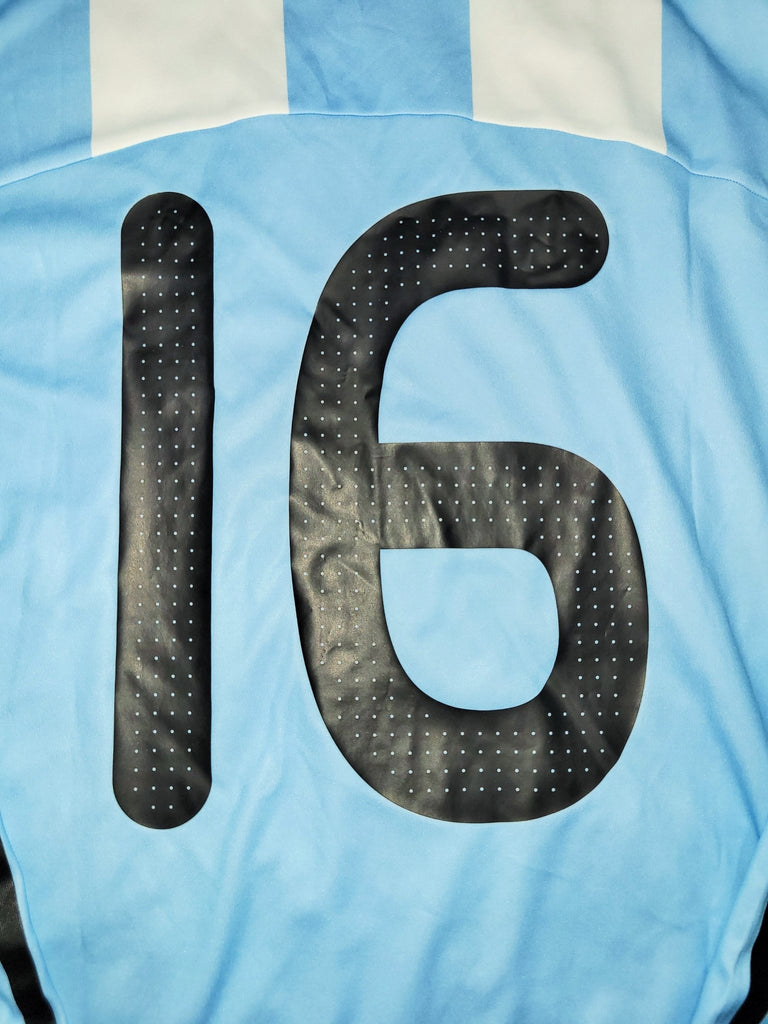 Argentina 2008 MATCH WORN Jersey Shirt Camiseta L SKU# 623806