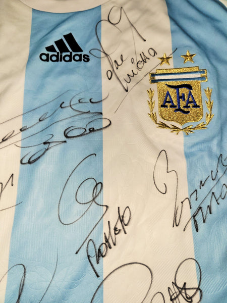 Argentina 2008 MATCH WORN Jersey Shirt Camiseta L SKU# 623806 Adidas