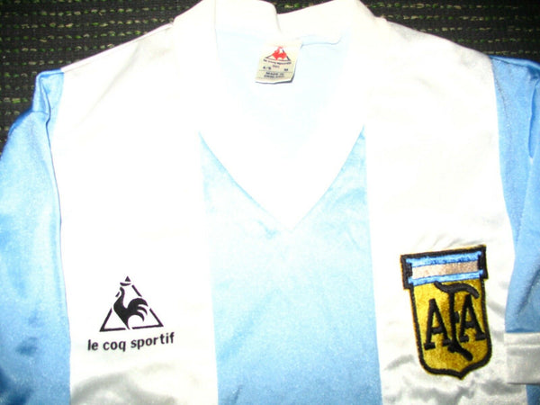 Argentina Le Coq Sportif 1984 1985 Jersey Shirt Trikot Camiseta Maglia M - foreversoccerjerseys