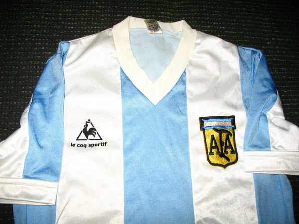 Argentina Le Coq Sportif 1984 1985 Jersey Shirt Trikot Camiseta Maglia M - foreversoccerjerseys