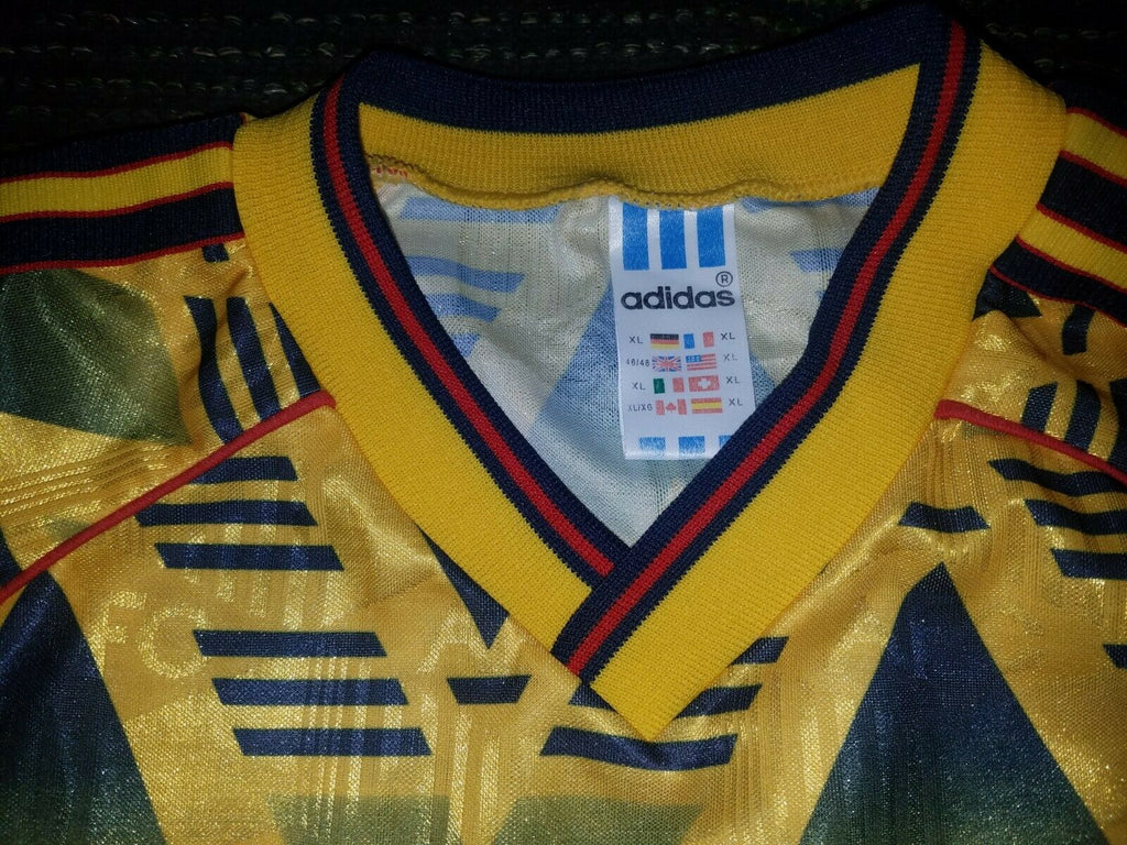 Arsenal Bruised Banana away shirt 91-93 Adidas Original Retro Medium ltd  edition