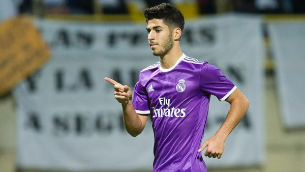 Asensio Real Madrid 2016 2017 Purple Long Sleeve Jersey Shirt Trikot - foreversoccerjerseys
