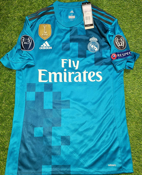 Asensio Real Madrid 2017 2018 Third ADIZERO PLAYER ISSUE Jersey Shirt BNWT M SKU# AZ8061 foreversoccerjerseys