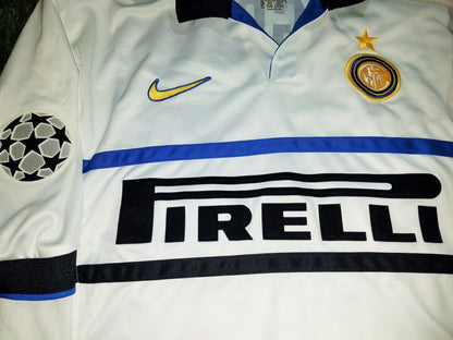 Baggio Inter Milan 1998 1999 UEFA Jersey Shirt Maglia L foreversoccerjerseys