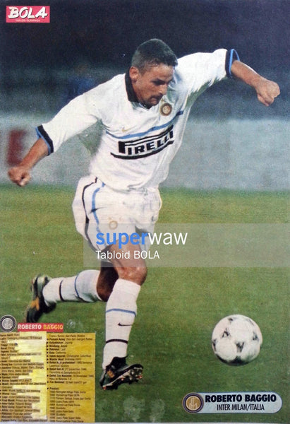 Baggio Inter Milan 1998 1999 UEFA Jersey Shirt Maglia L foreversoccerjerseys
