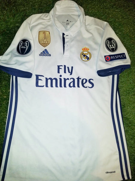 Bale Real Madrid 2016 2017 Home UEFA Jersey Shirt M SKU# AI5187 foreversoccerjerseys