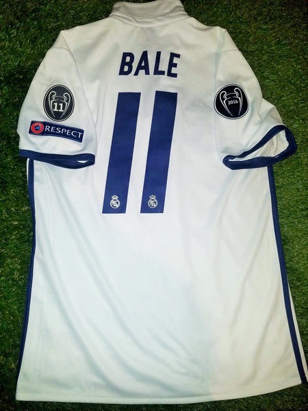 Bale Real Madrid 2016 2017 Home UEFA Jersey Shirt M SKU# AI5187 foreversoccerjerseys