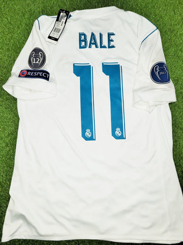 Bale Real Madrid 2017 2018 UEFA FINAL Soccer Jersey Shirt BNWT M SKU# B31106 Adidas