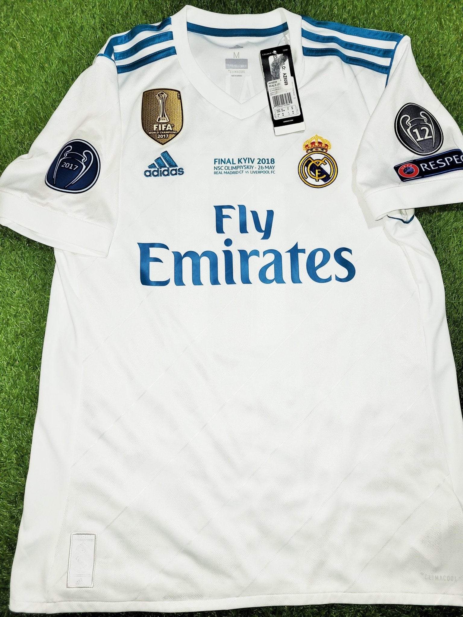 FLOCAGE OFFICIEL REAL Madrid 2018/2019 Domicile Bale Adulte EUR 15,00 - FR FLOCAGE OFFICIEL REAL Madrid 2018/2019 Domicile Bale Adulte EUR 15,00 - FR
